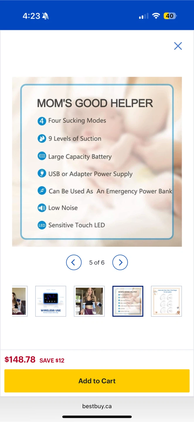 Brand new Bella Baby breast pump - photo 3