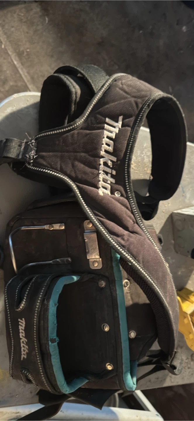 Makita Tool Belt PouchMakita Tool Belt Suspenders Work Harness - photo 4