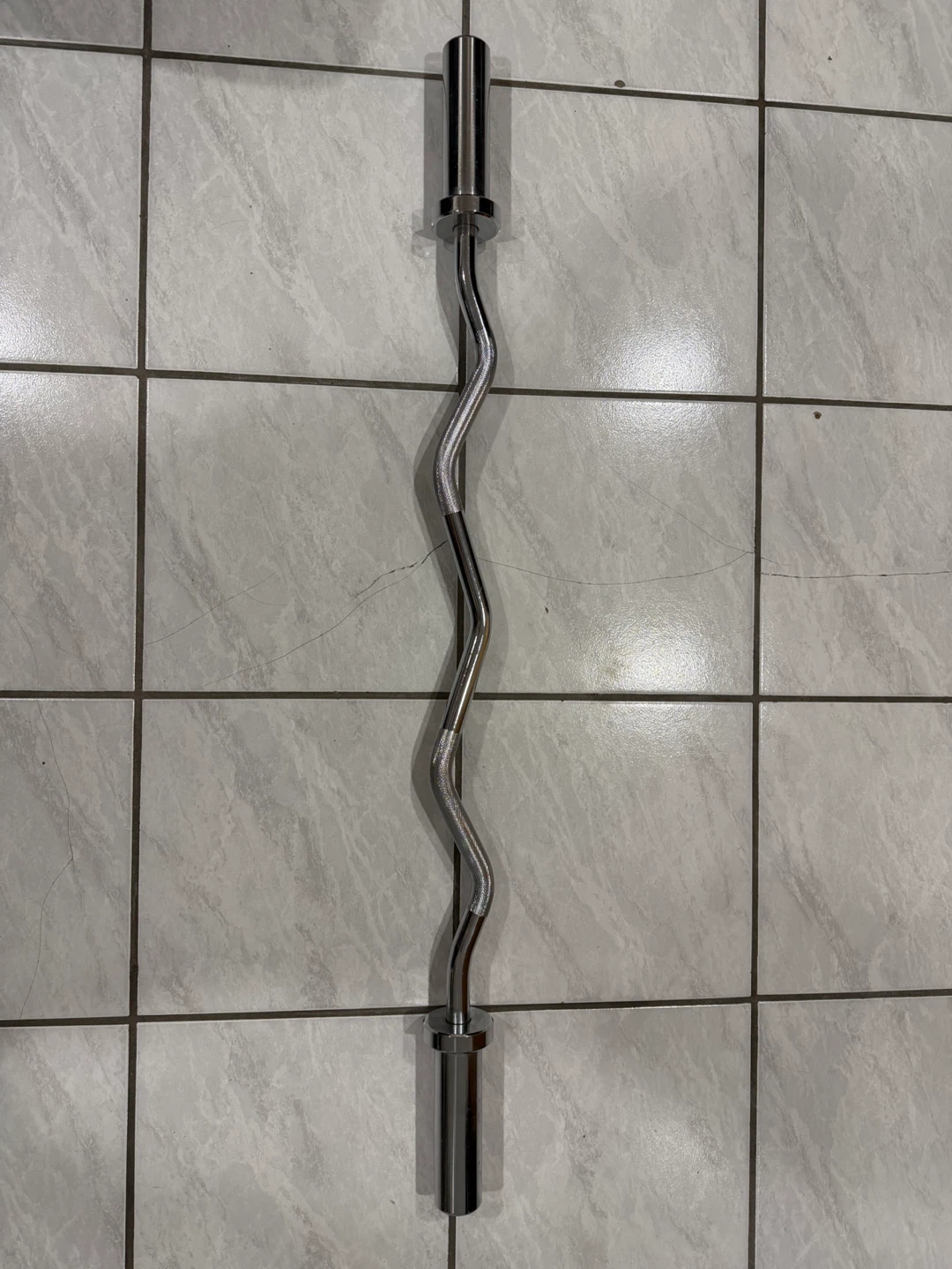 Chrome Curl Barbell