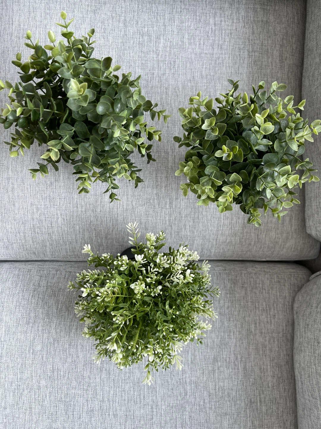 Set of 3 Artificial Potted Plants