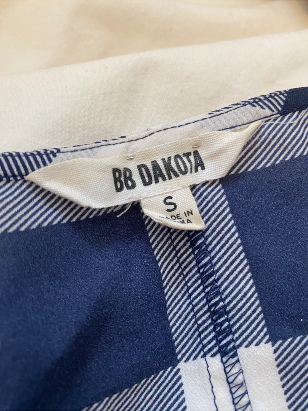 BB Dakota buffalo check sleeveless top - photo 2