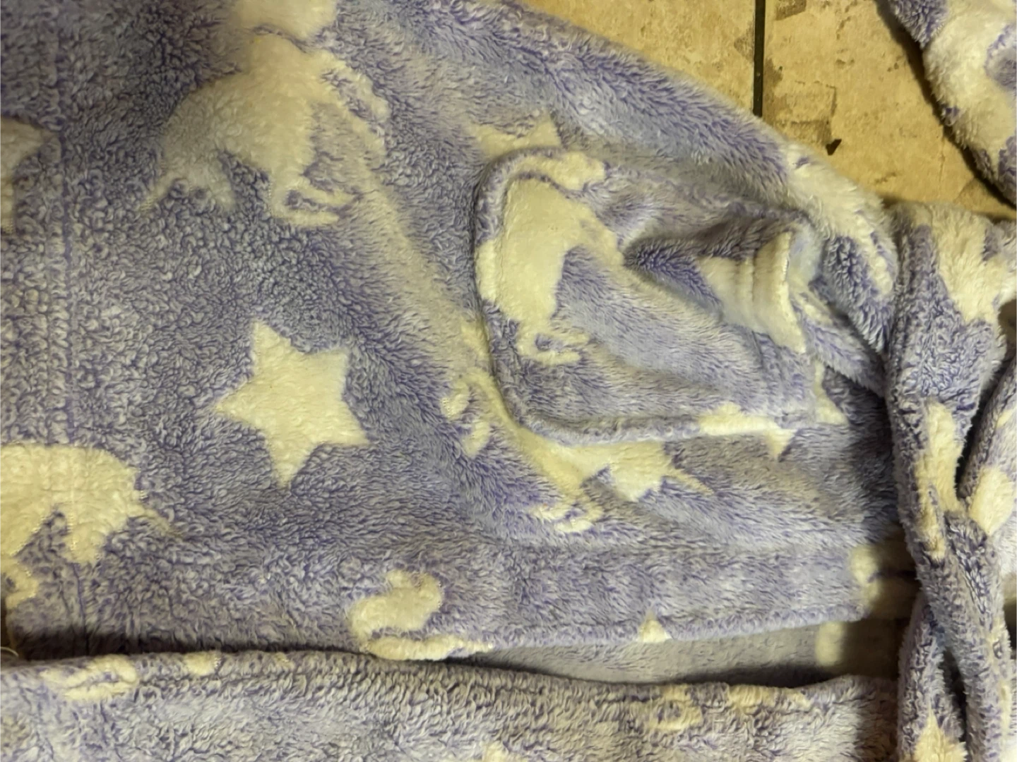 Kids Unicorn Robe - Purple/White - photo 4