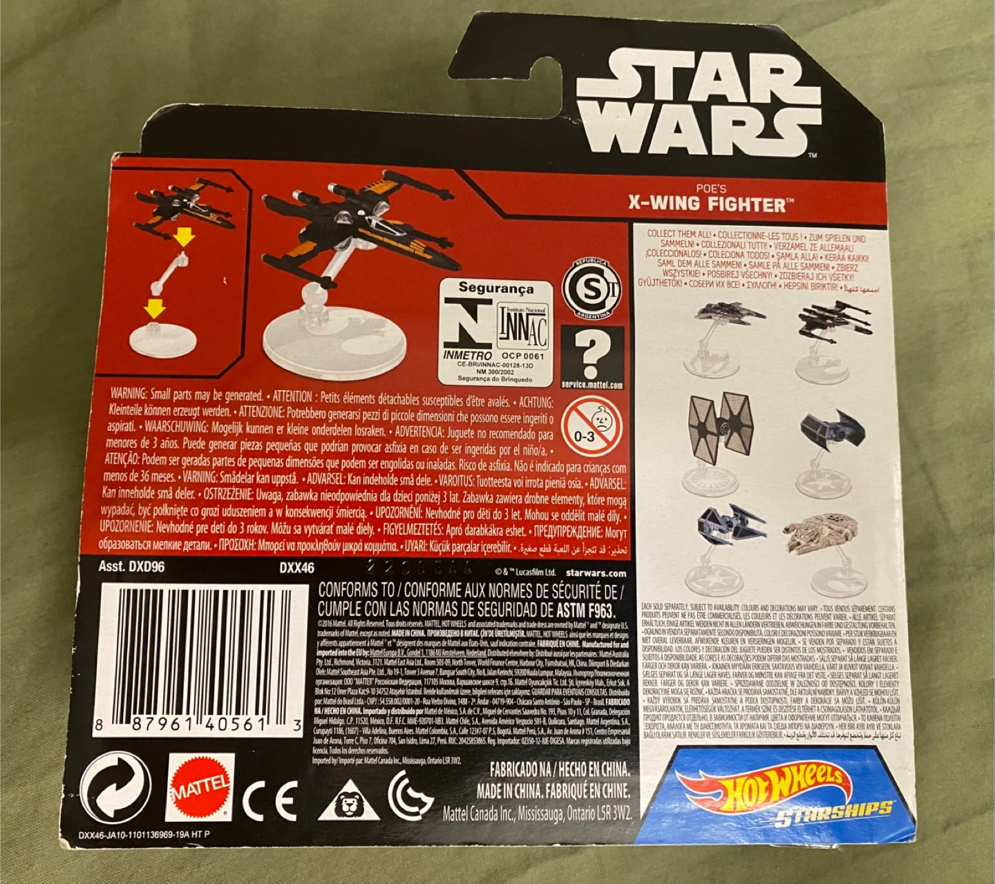 Star Wars Poe's X-Wing Fighter Hot Wheels Starships - photo 2