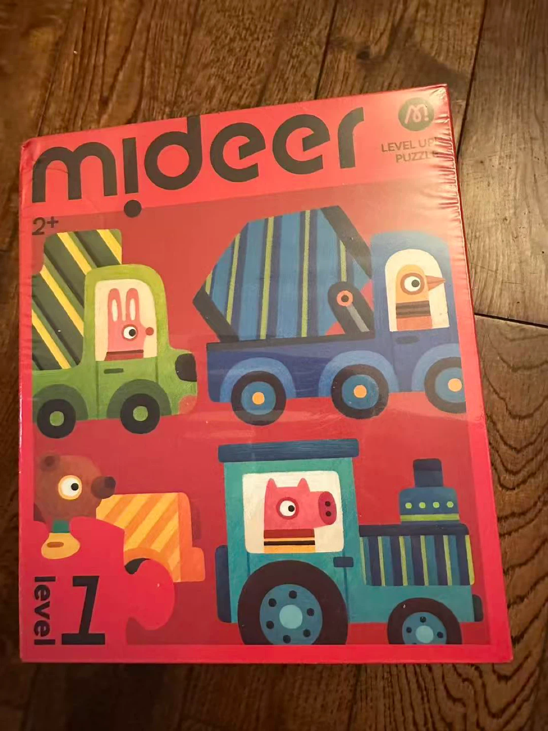 Mideer Level Up Puzzles 8in1 Box - Vehicles