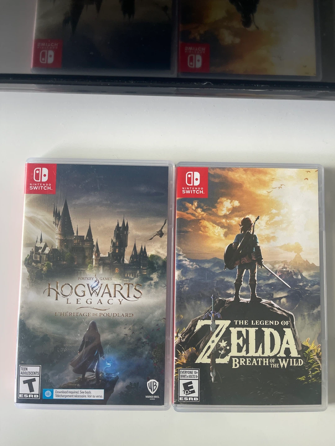 Nintendo Switch Games: Hogwarts Legacy & Zelda Breath