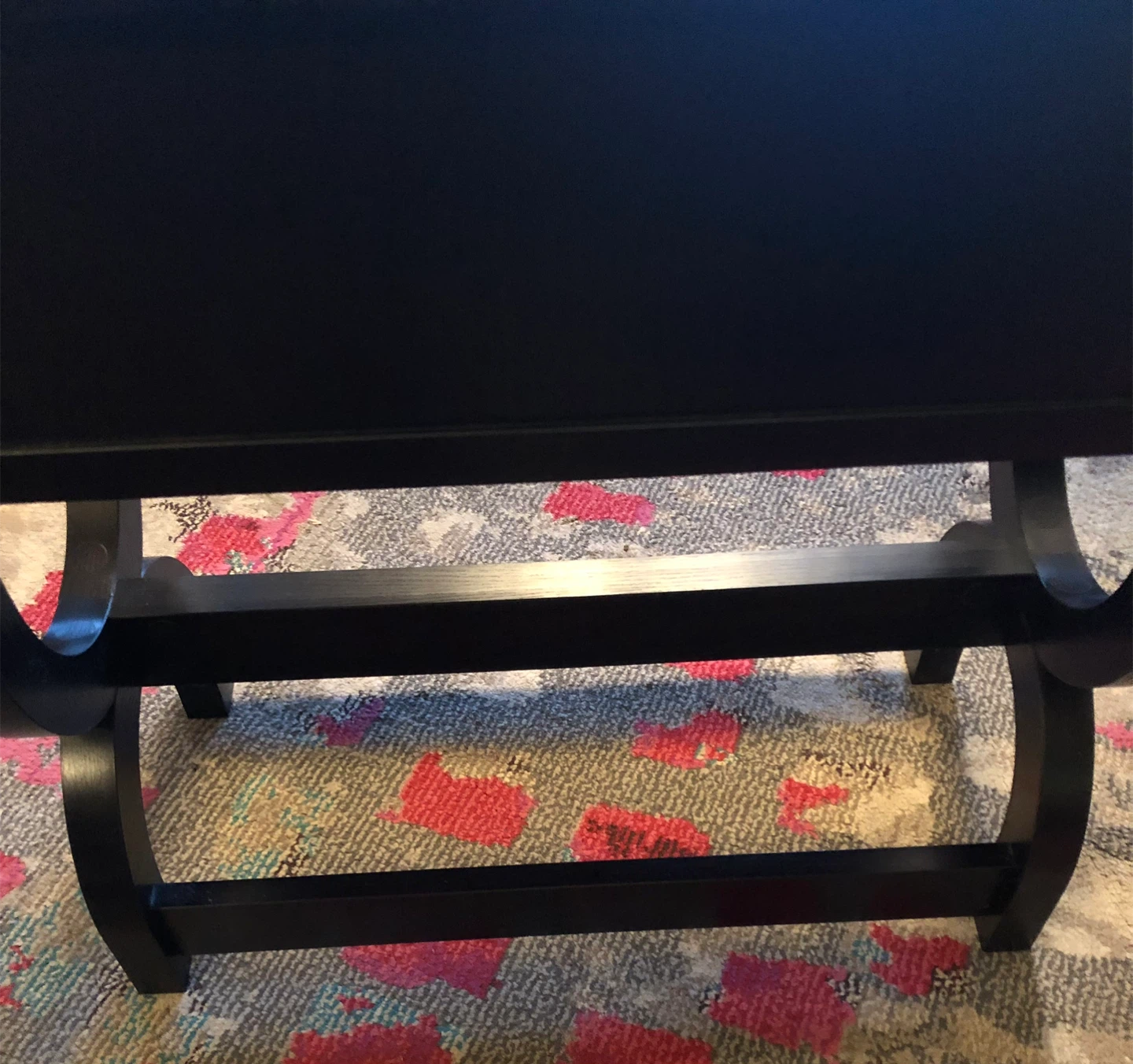 Slim End/Side Espresso Accent Table with Drawer - photo 5