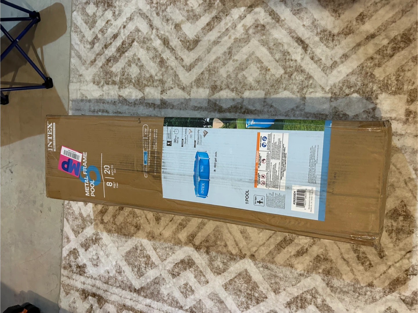 Intex 8' x 20" Metal Frame Pool - photo 3