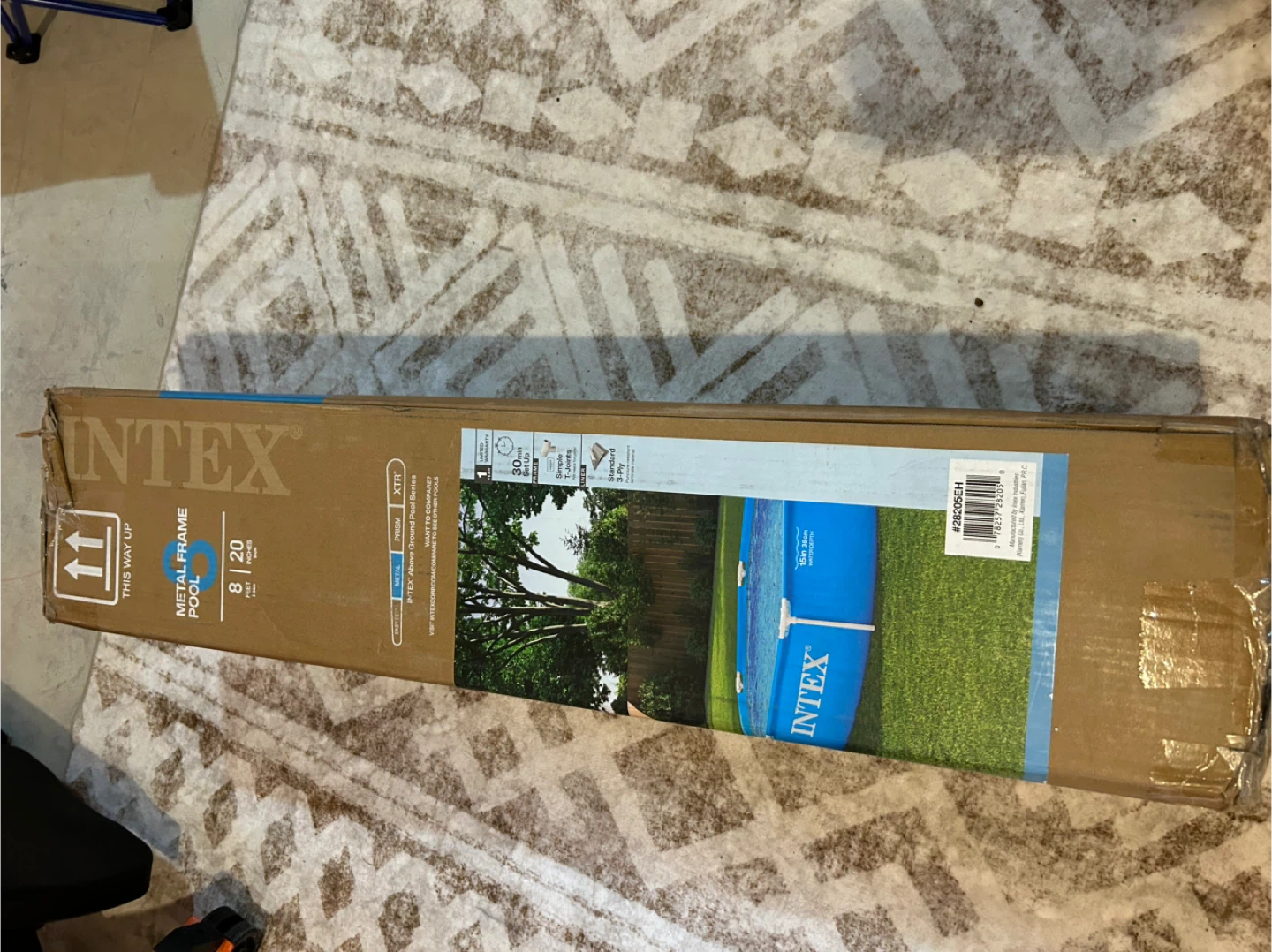 Intex 8' x 20" Metal Frame Pool - photo 2