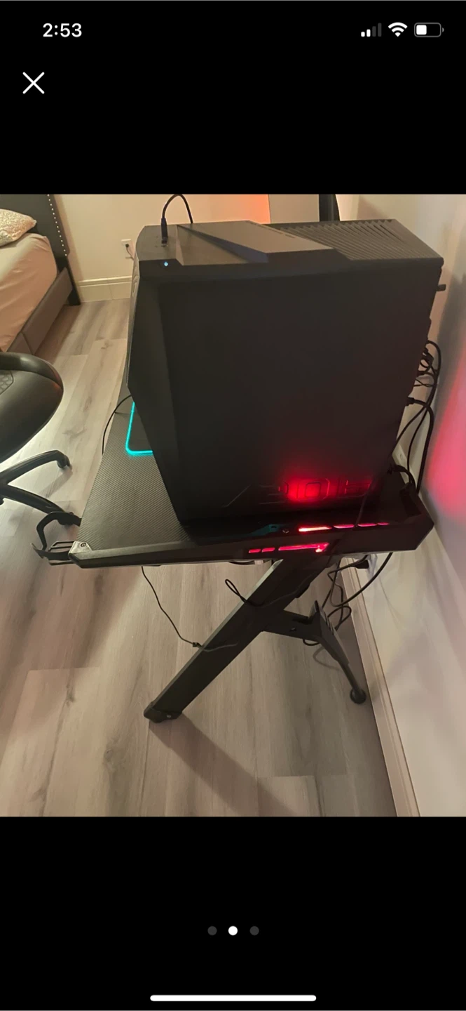 Gaming Desk with RGB Lighting - photo 3