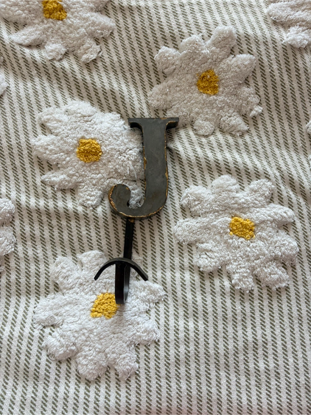 Metal Letter J Hook