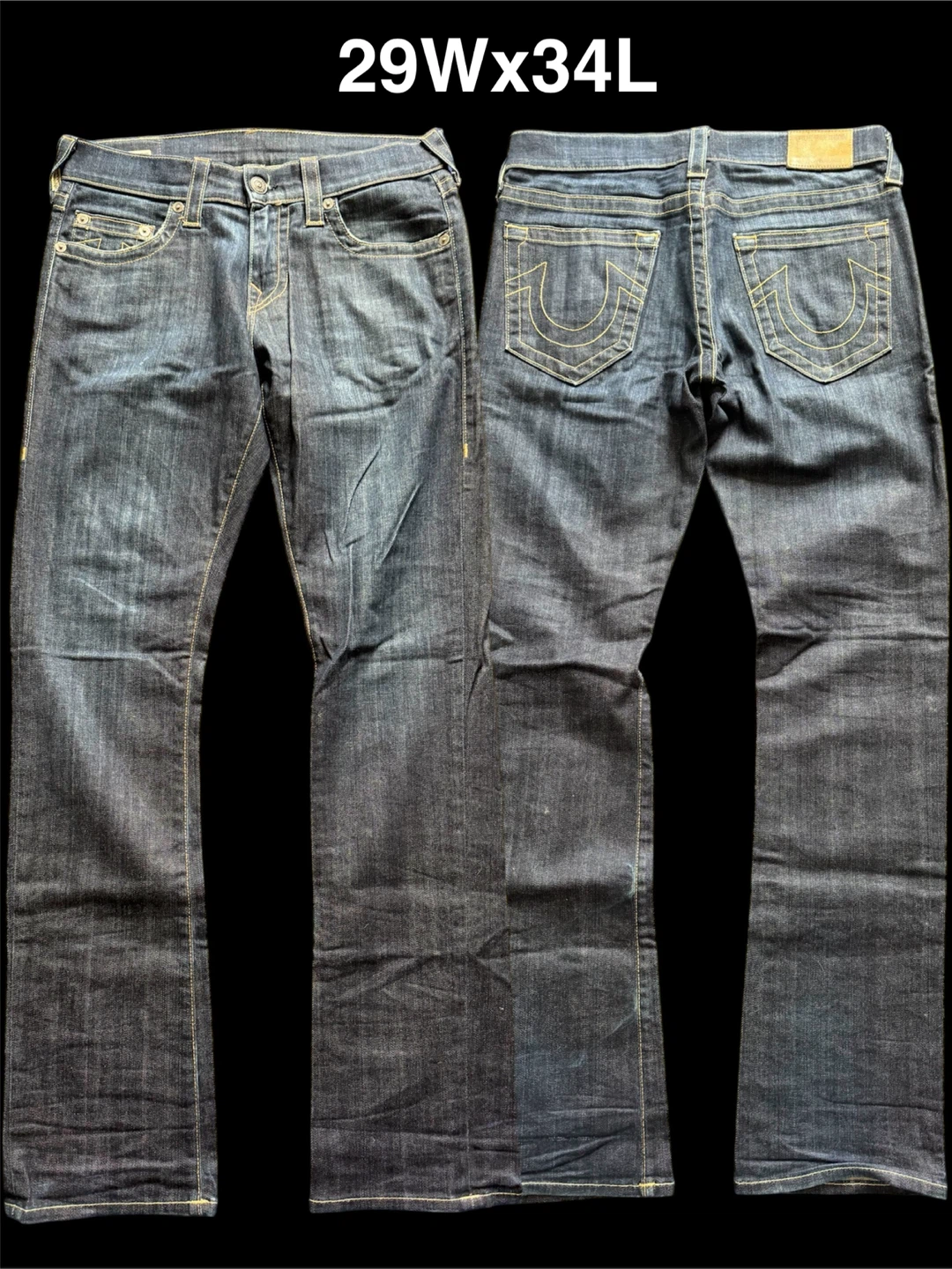 Men’s True Religion Jeans Ricky Straight Fit 2 Pairs - photo 4