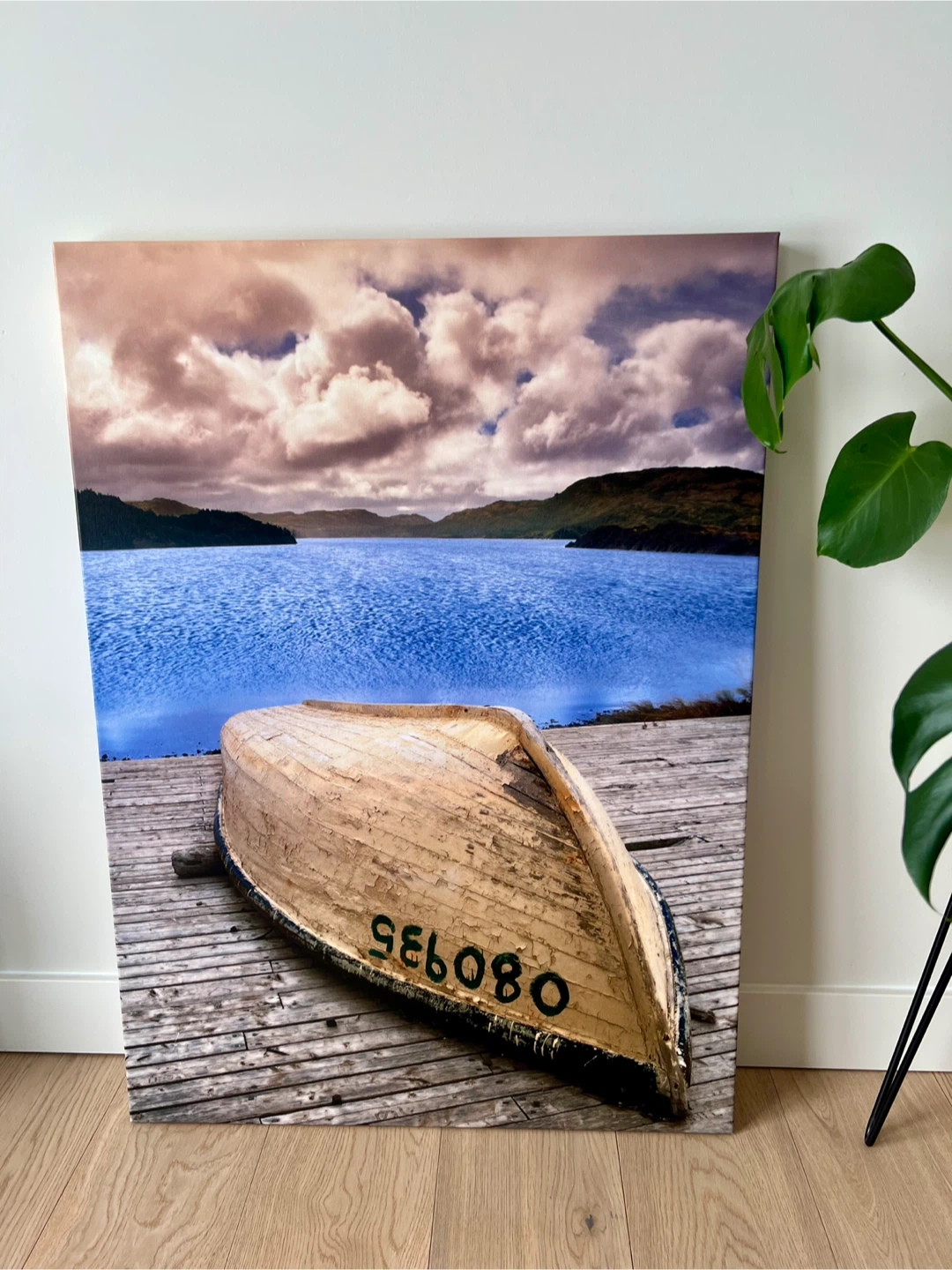 Canvas Print of Boat on Dock