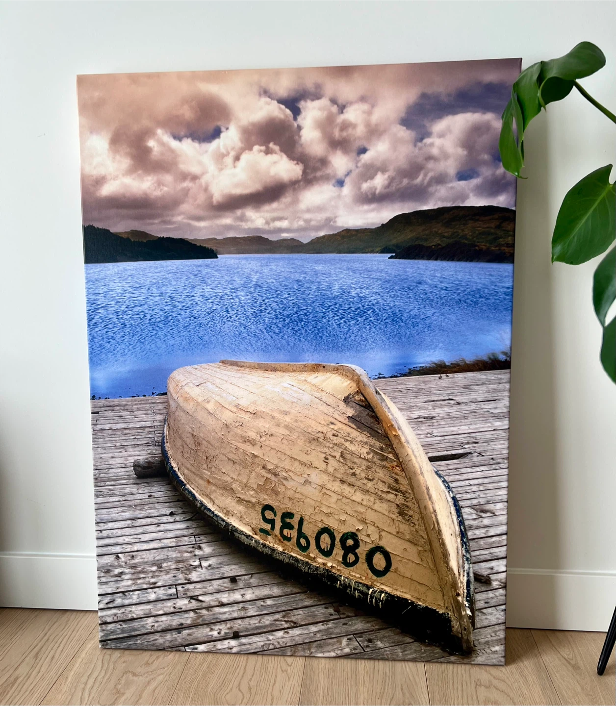 Canvas Print of Boat on Dock - photo 2
