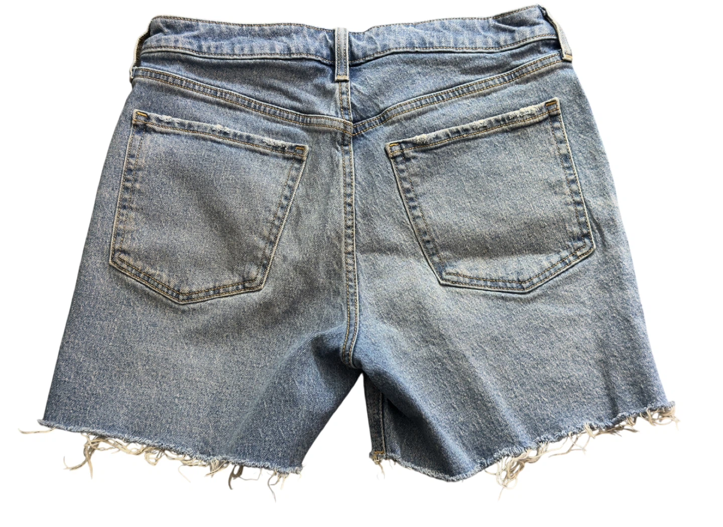 Old Navy High-Rise Distressed Denim Shorts Size 8 - photo 3