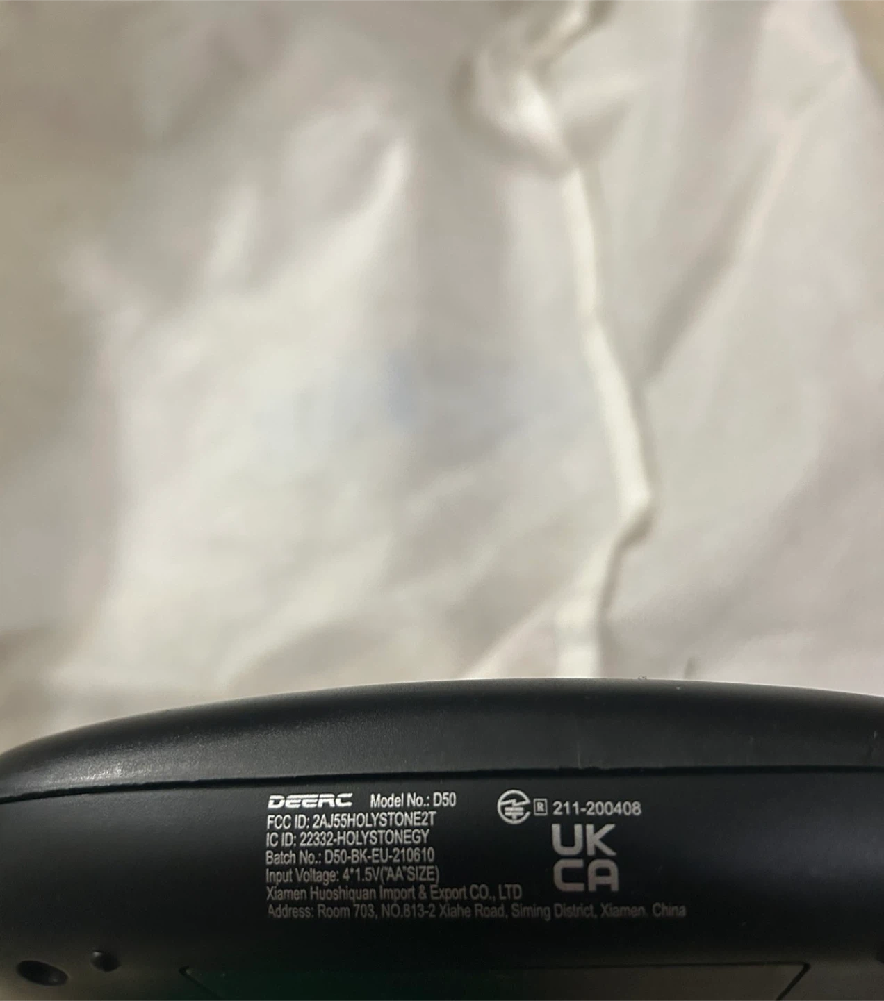 DEERC D50 Remote Control - photo 2