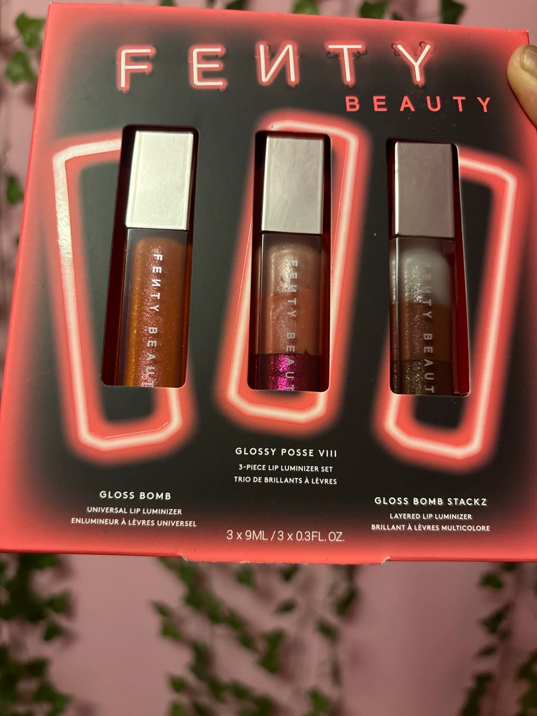 Fenty Beauty Glossy Posse VIII 3-Piece Lip Luminizer Set