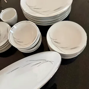 Vintage Johann Haviland ‘Silver Wheat’ Dinnerware Set