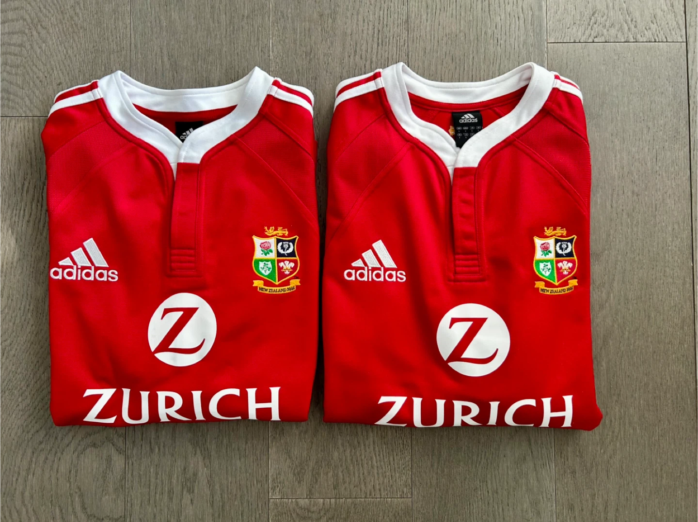 Adidas British/Irish Lions Rugby Jersey, 2005, never worn, Large