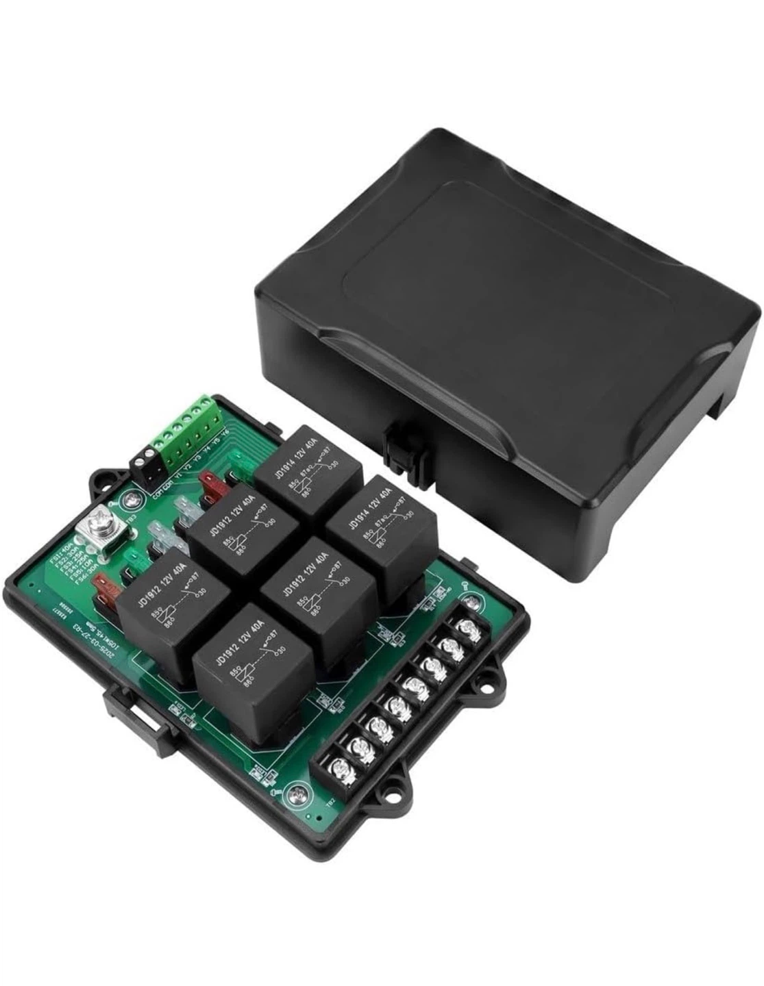 AugustknowU 6 Way 12V Automotive Fuse Relay Box - photo 2