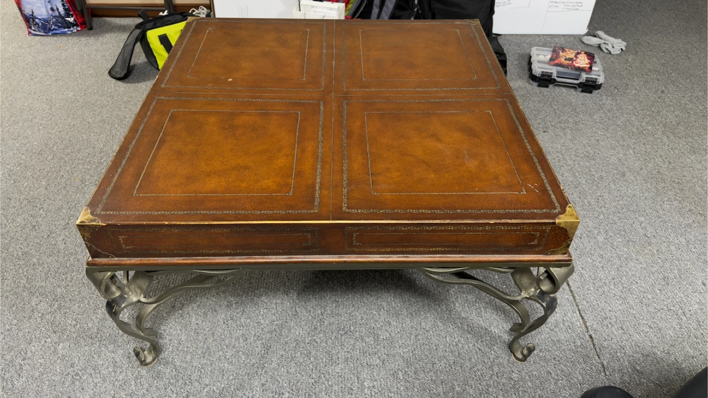Antique Wooden Table 38 inches x 38 inches