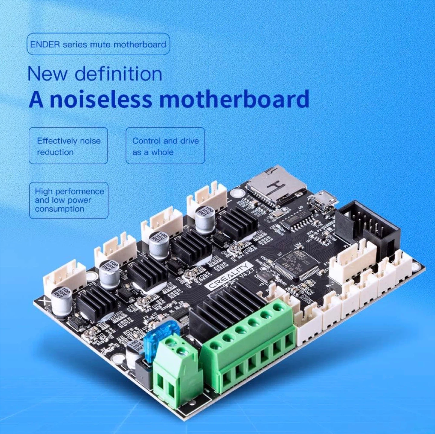 Creality V4.2.7 Silent Motherboard for Ender 3 Series - photo 2