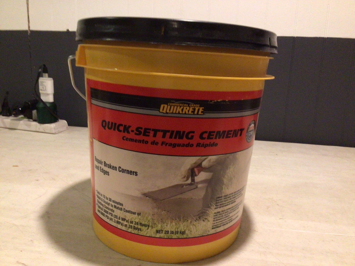 Quikrete….setting cement