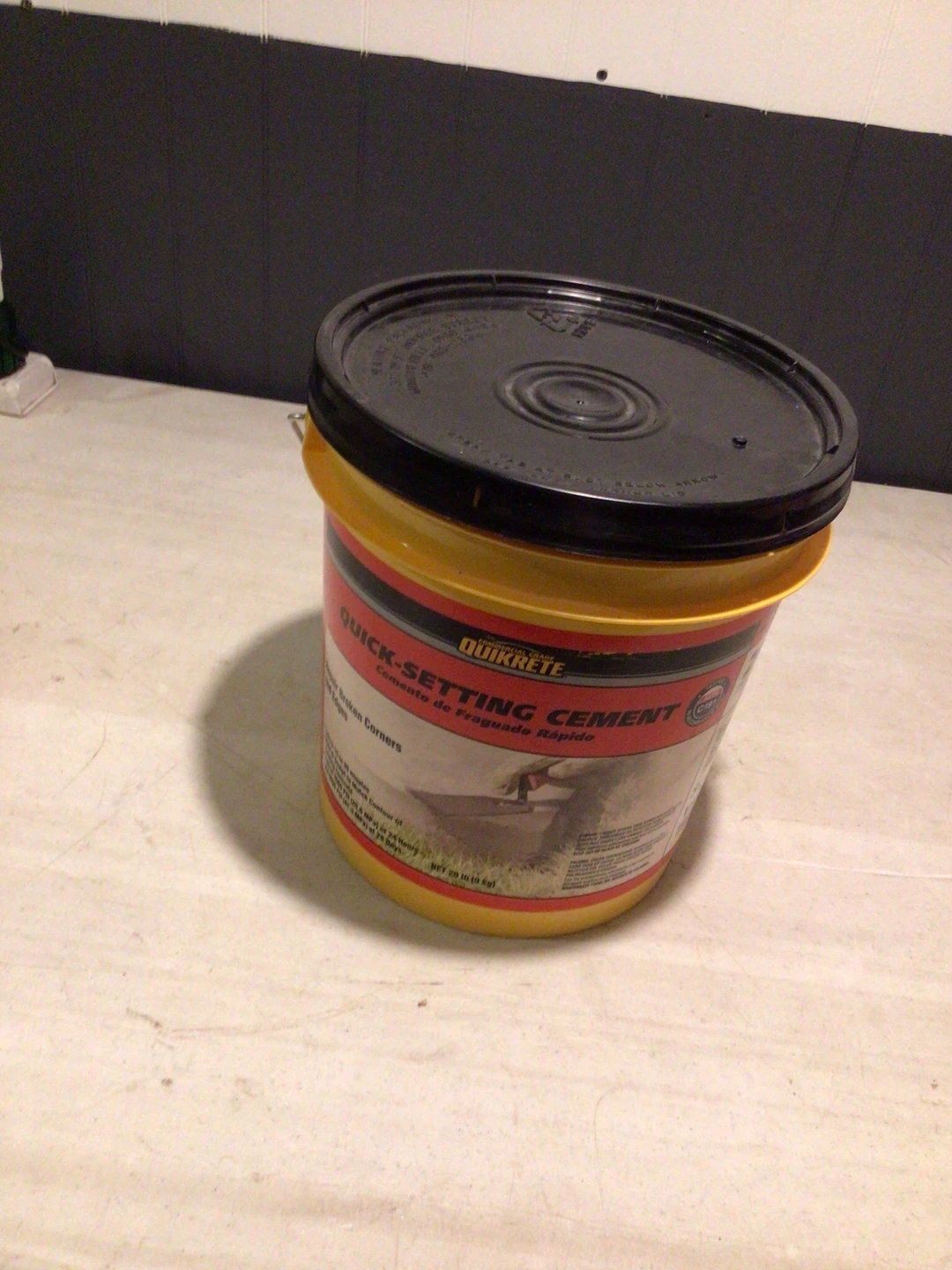 Quikrete….setting cement - photo 3