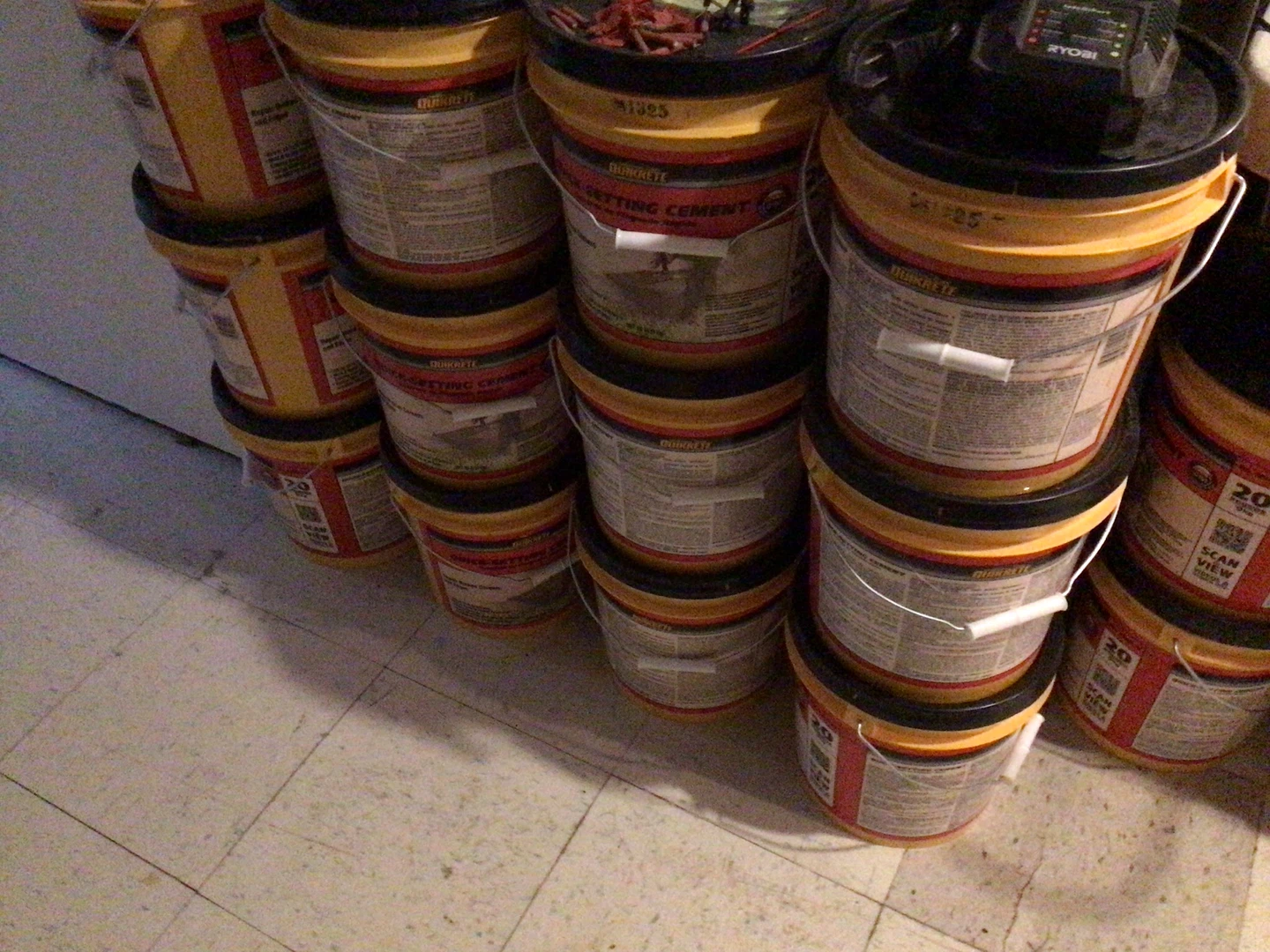 Quikrete….setting cement - photo 4