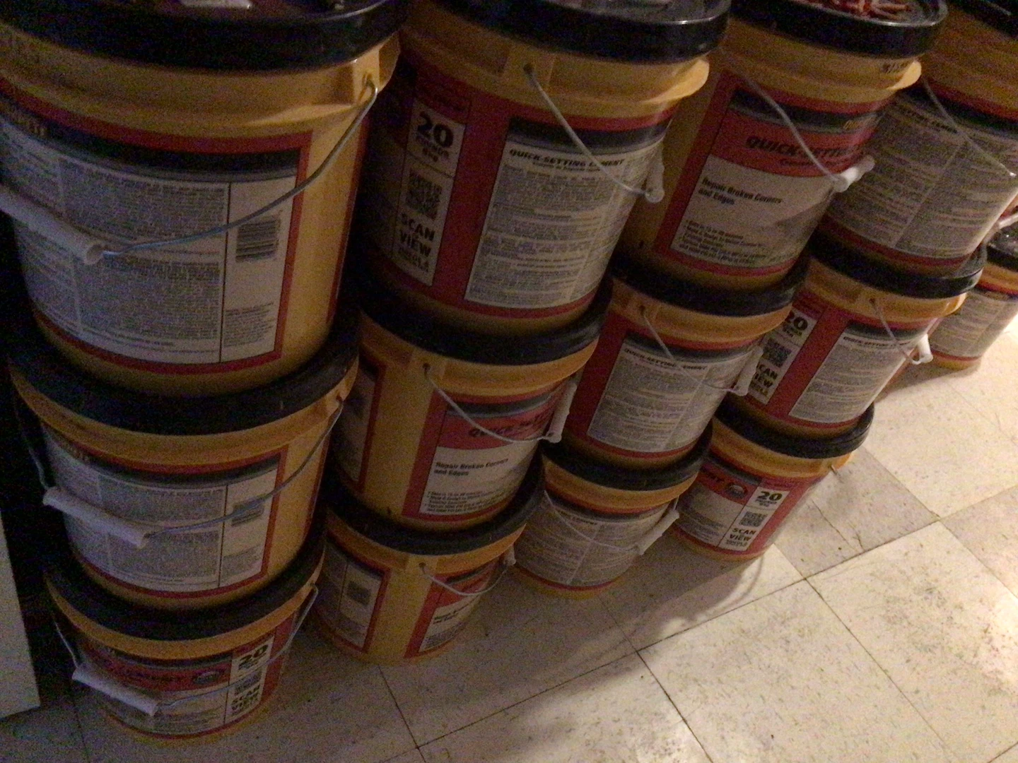 Quikrete….setting cement - photo 5