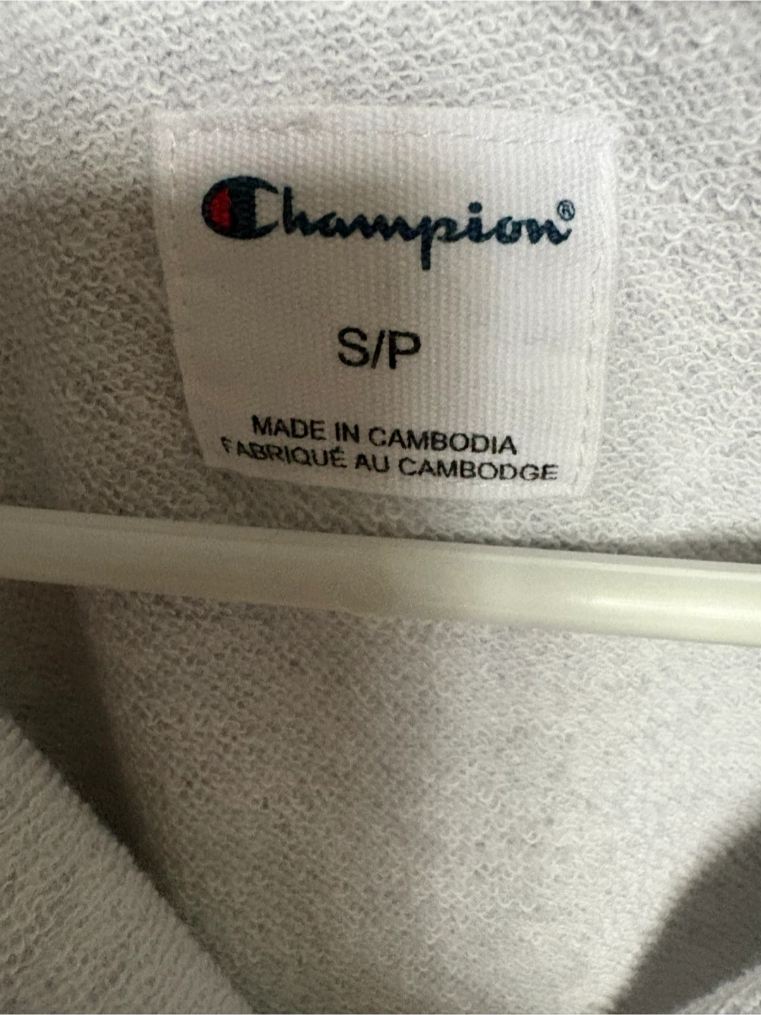 Champion Quarter Zip Sweatshirt Grey Size S/P - photo 2