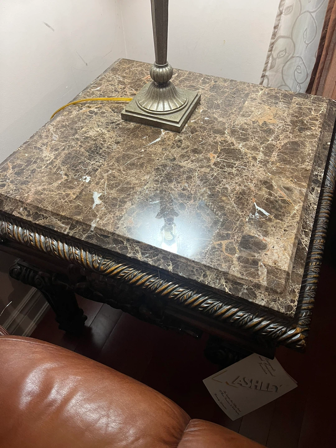 Ashley Marble Top End Table - photo 3