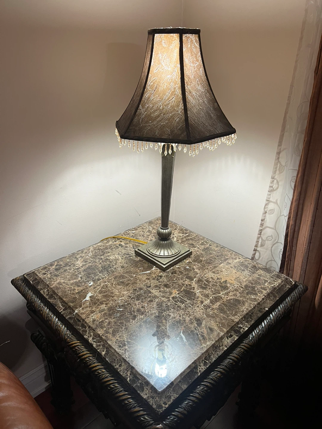 Ashley Marble Top End Table - photo 2