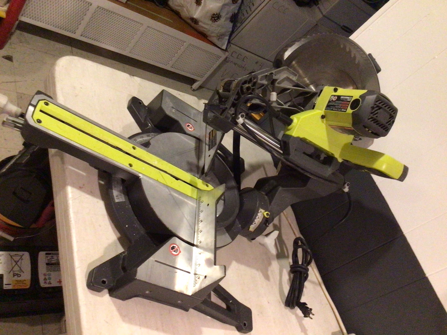 12 Inch Miter Saw Sliding Compound w LED Heavy Duty 15 Amp Motor - photo 3