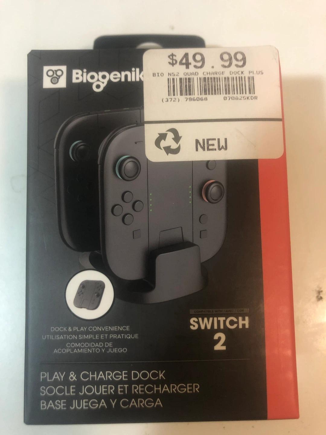 BNIB Nintendo Switch 2 Charge and Play Dock NEW
