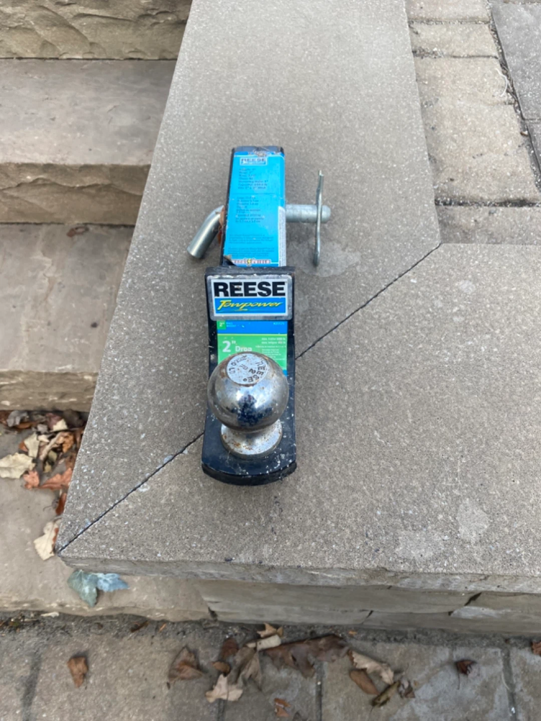 Reese Towpower 2" Drop Hitch Ball Mount Class III