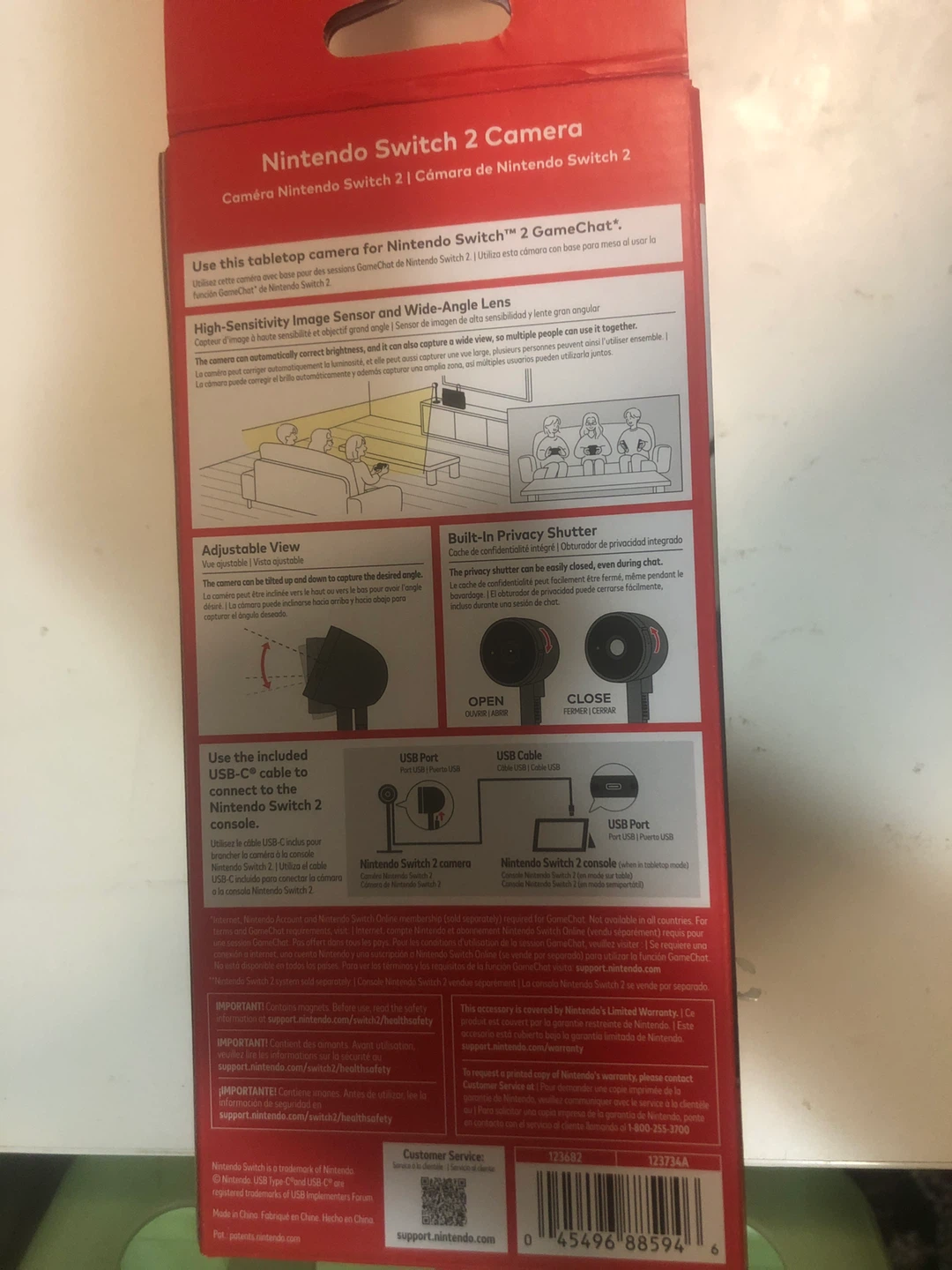 BNIB Nintendo Switch 2 Camera NEW - photo 3