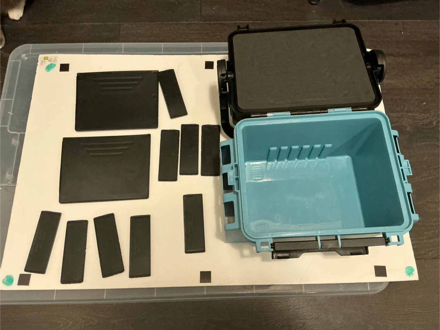 Tackle Fishing Box with Full Divider Set — Like New - photo 2