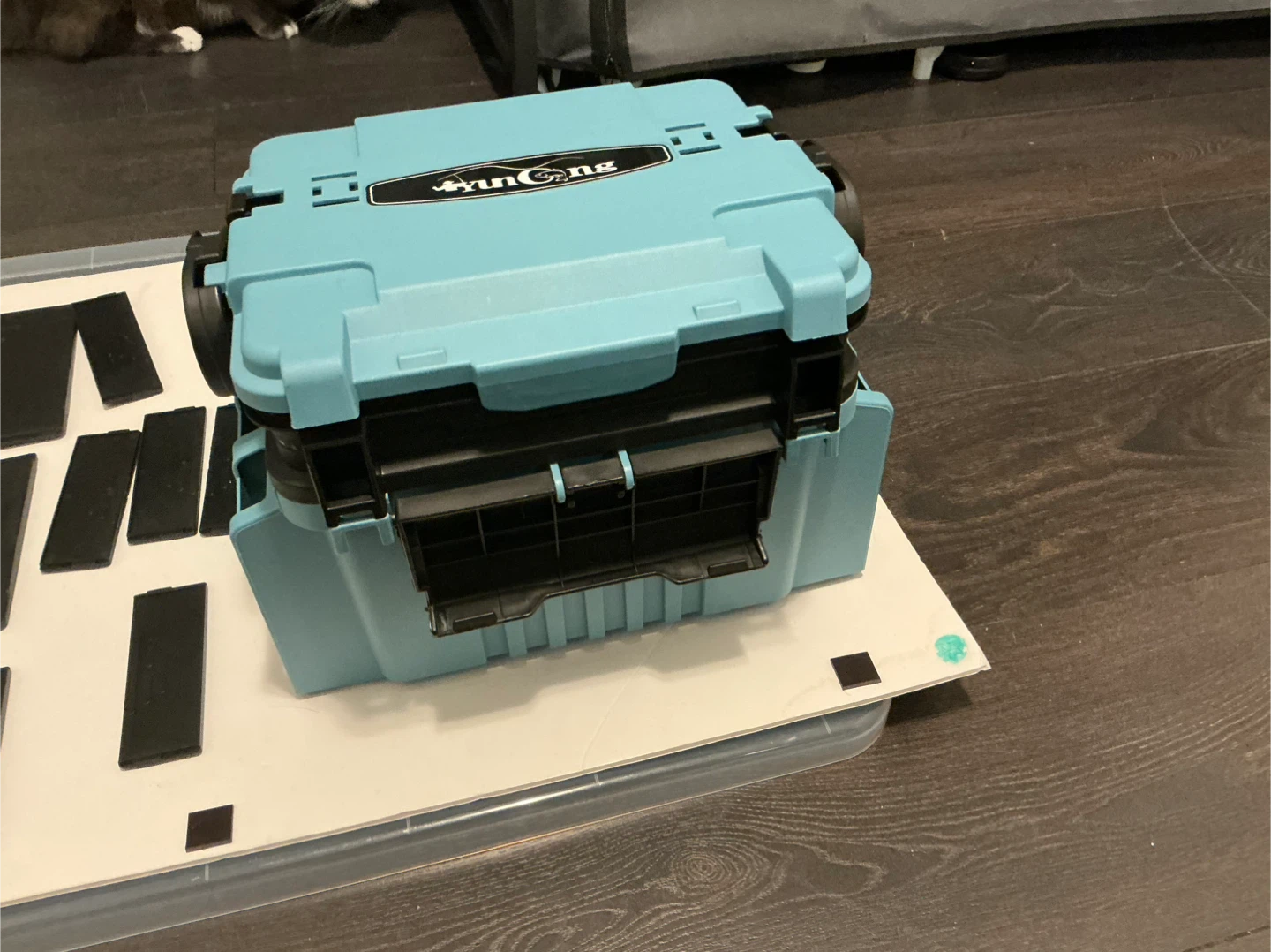 Tackle Fishing Box with Full Divider Set — Like New - photo 3
