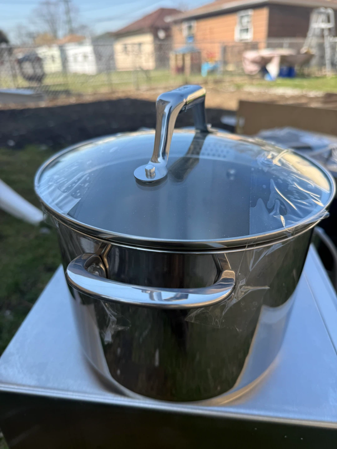 T-fal Stainless Steel Stock Pot with Lid - photo 2