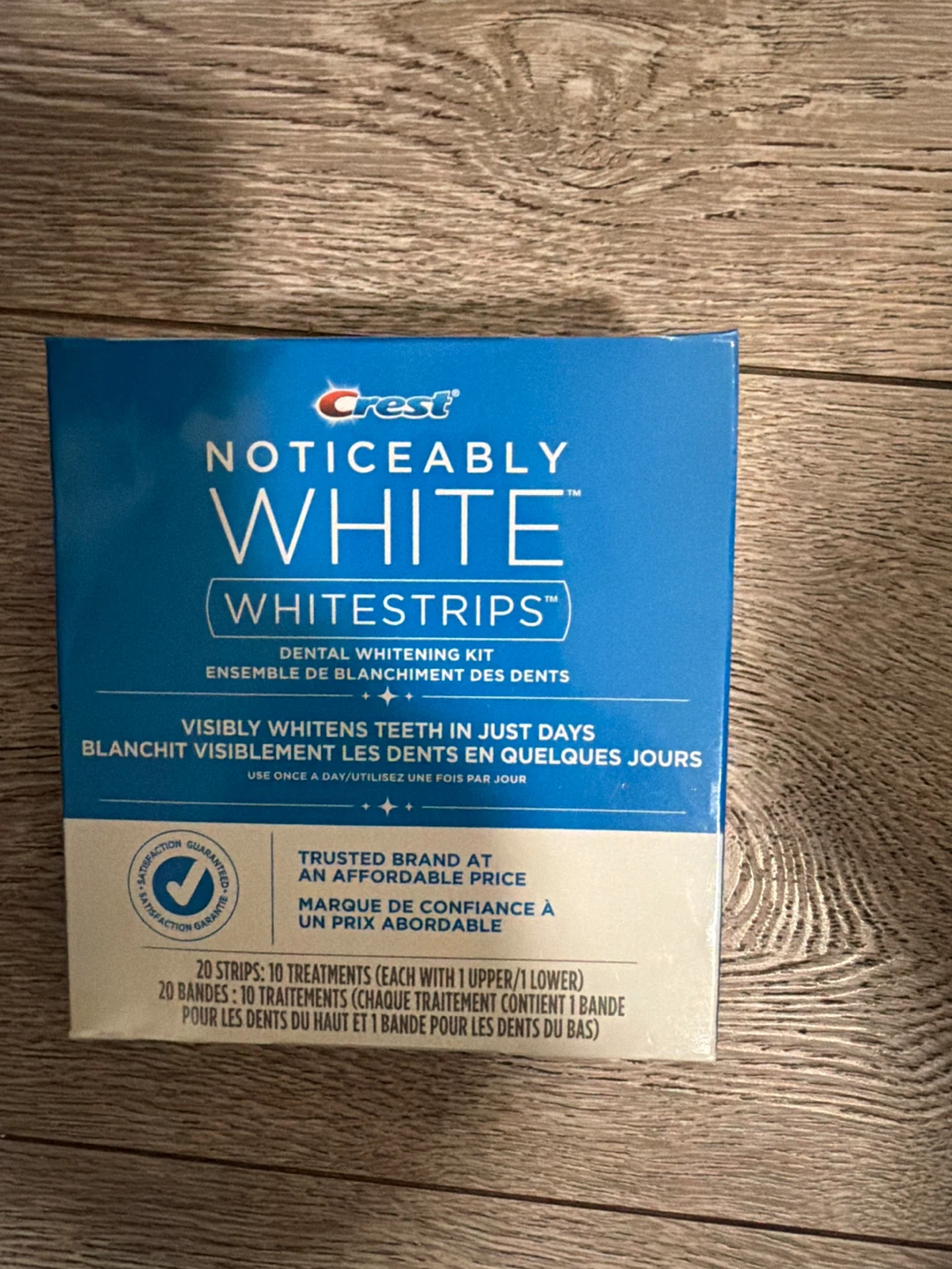 Crest Whitestrips Noticeably White Dental Whitening Kit
