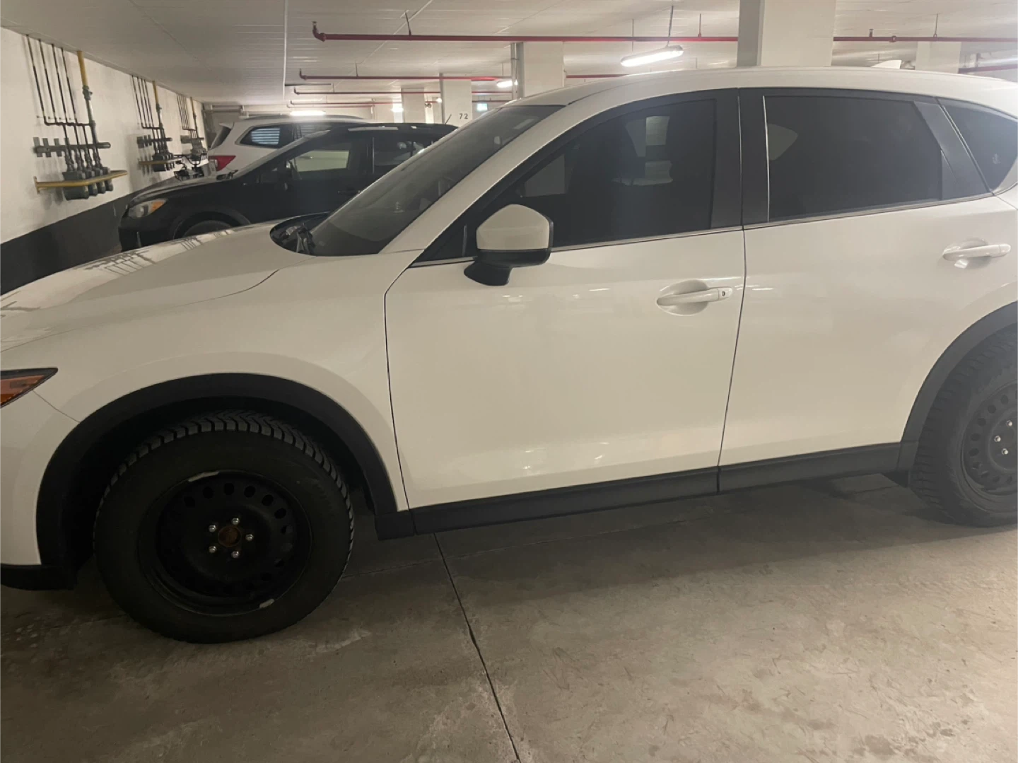 White Mazda CX-5 2021 GS-4WD (available from April 20)