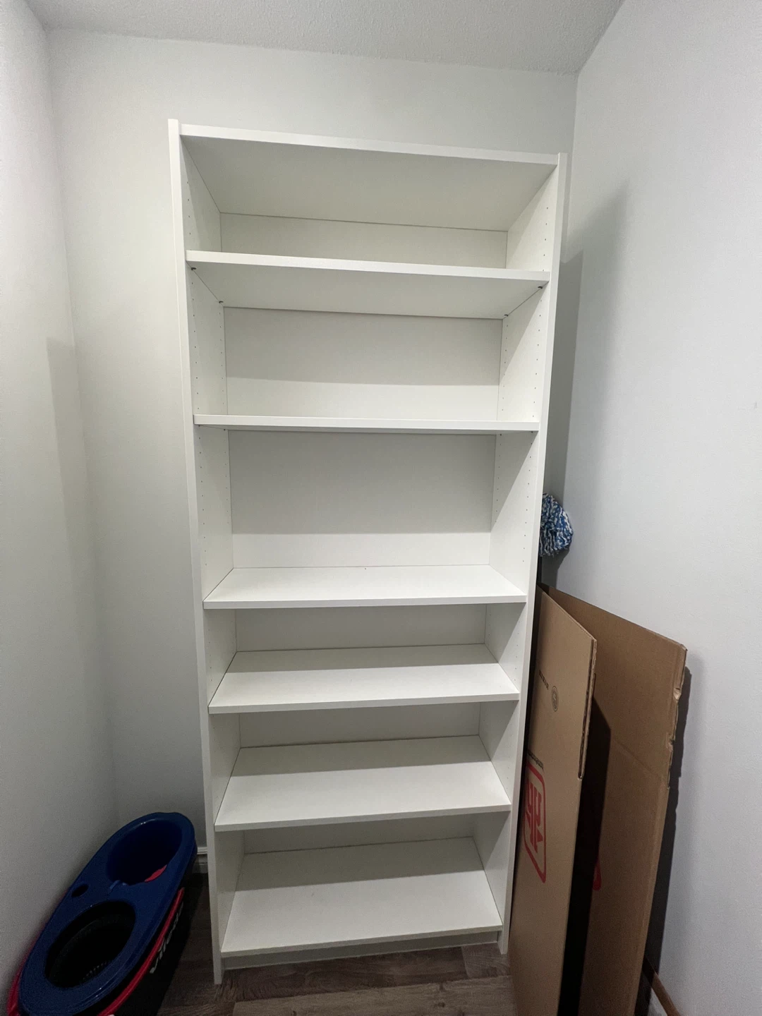 White IKEA BILLY Bookcase