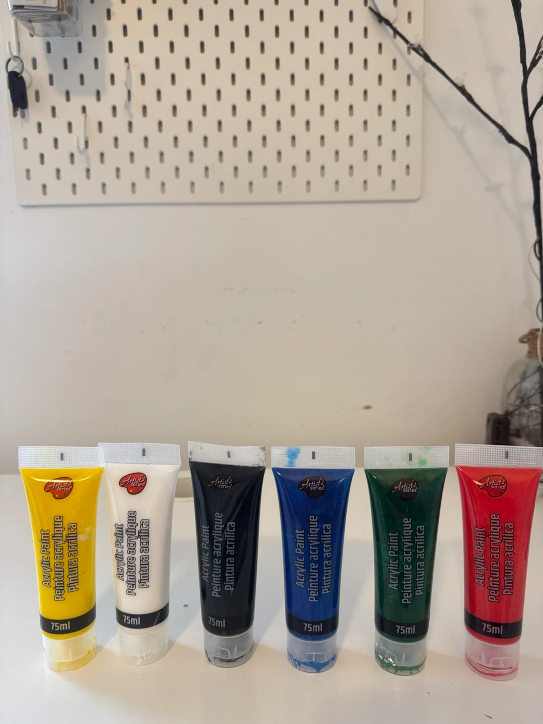 Acrylic Paint Tubes - Set of 6 - photo 2