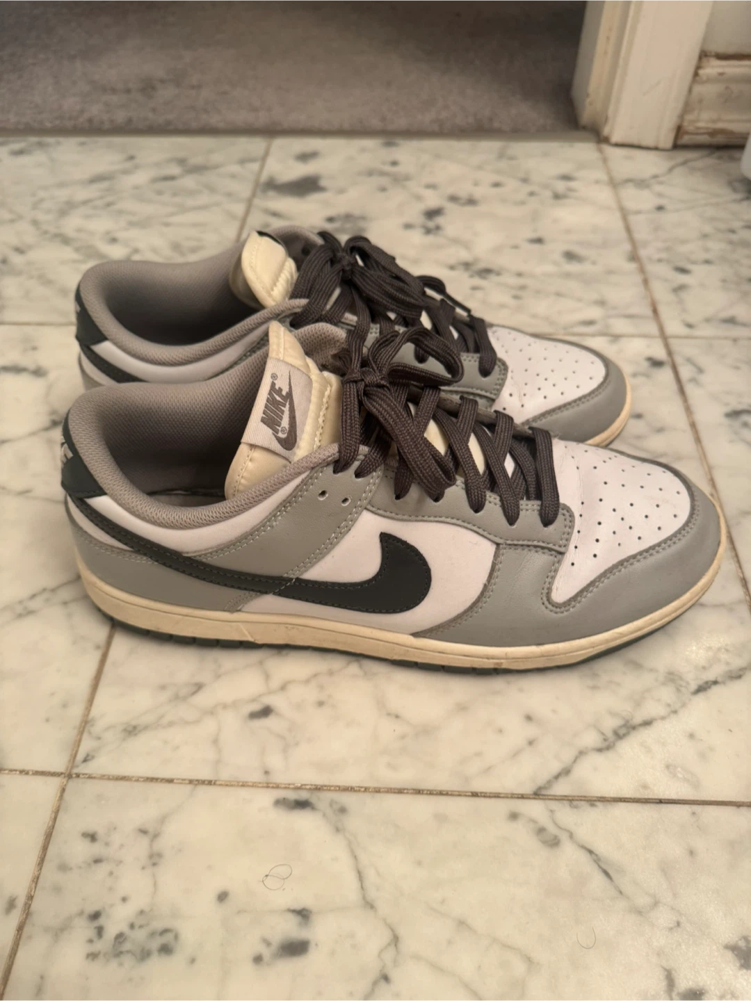 Nike Dunk Low Grey White Sneakers