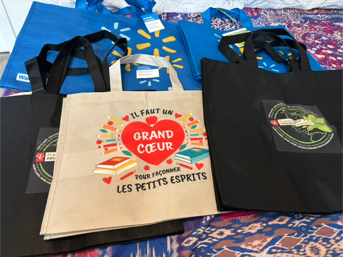 Reusable Shopping Bags - Walmart & Planet First