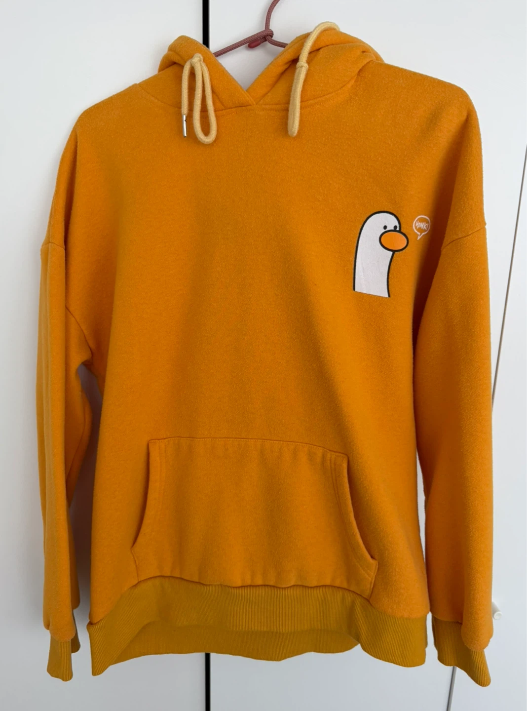 Orange Duck Graphic Hoodie