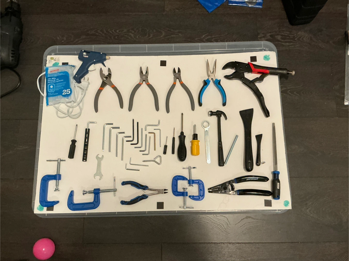 Tool Set with Pliers, Wrenches, Screwdrivers, and Clamps - photo 2