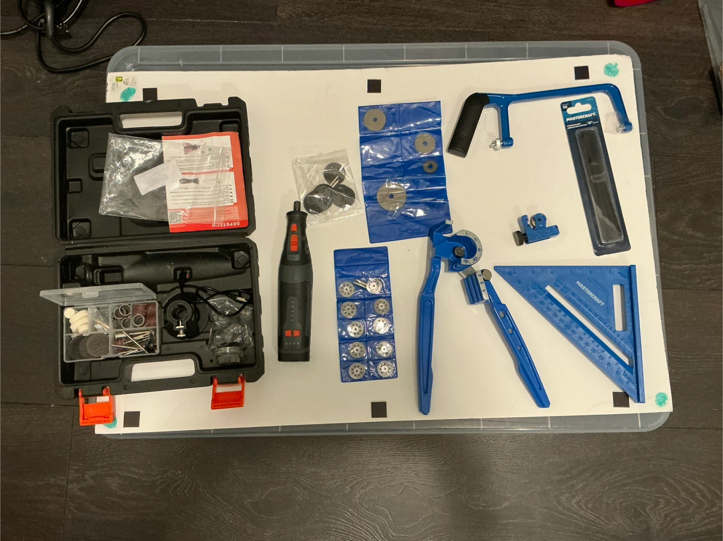 Rotary Tool Kit with Accessories with precision tool