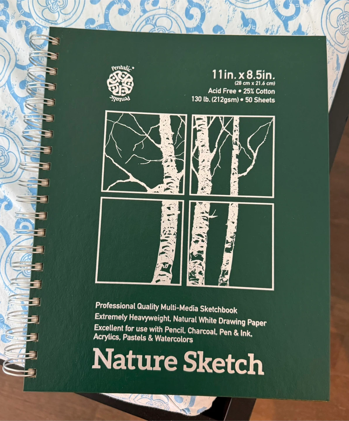 Pentallic Nature Art Sketchbook 11 x 8.5in