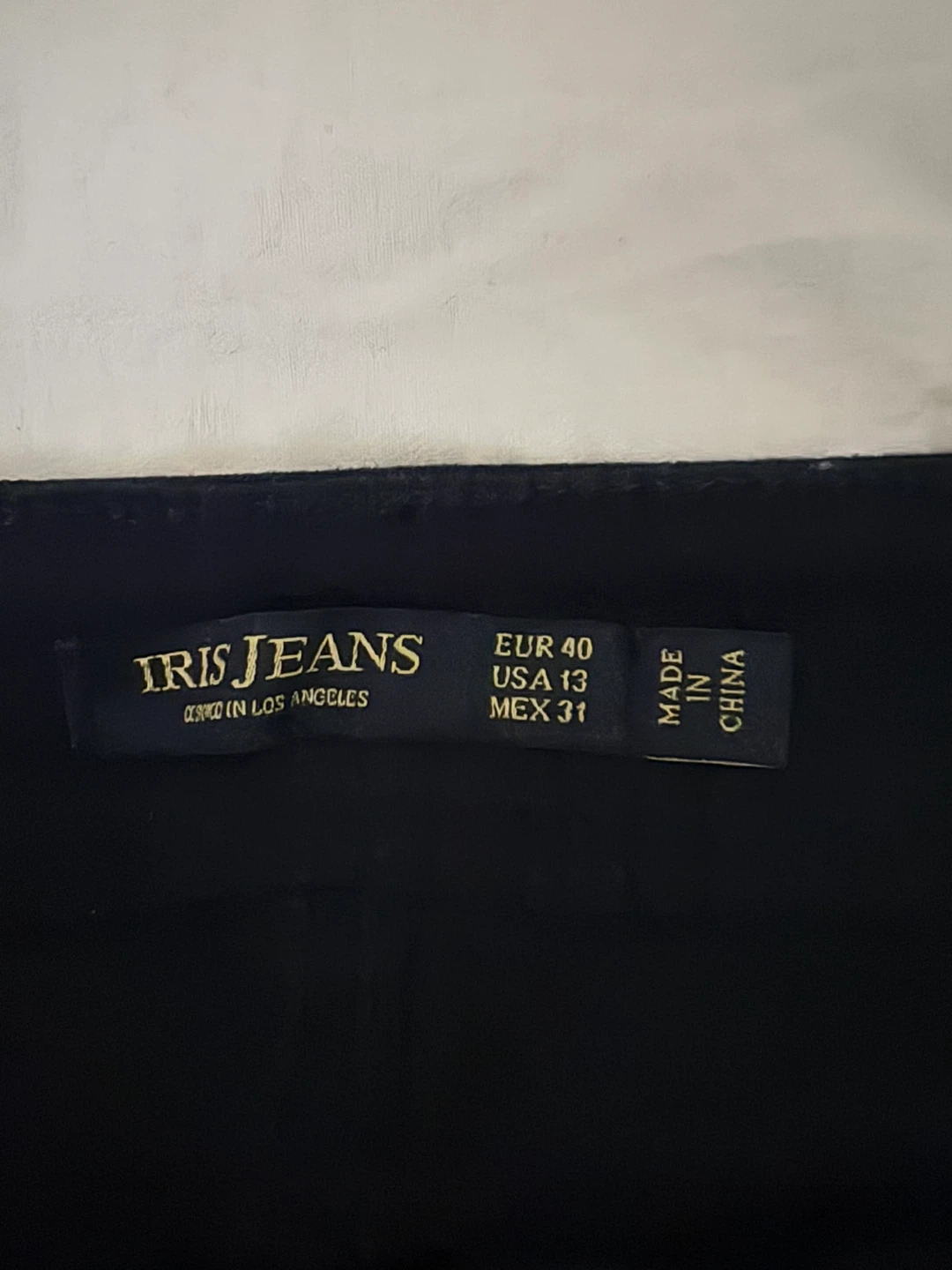 IRIS JEANS Black Skinny Fit Zip Pocket Jeans - USA 13 - photo 5